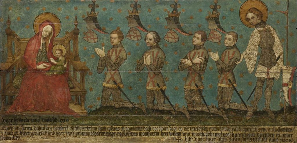 'De heren van Montfoort' - Het op een na oudste schilderij van Nederland (Rijksmuseum)
