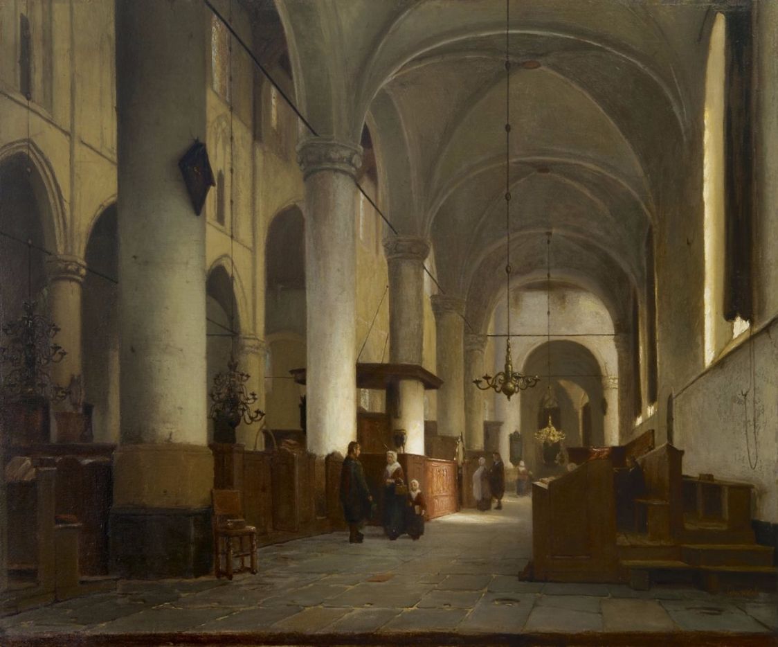 Interieur van de Grote Kerk te Naarden - Jan Jacob Schenkel (Grote Kerk Naarden)