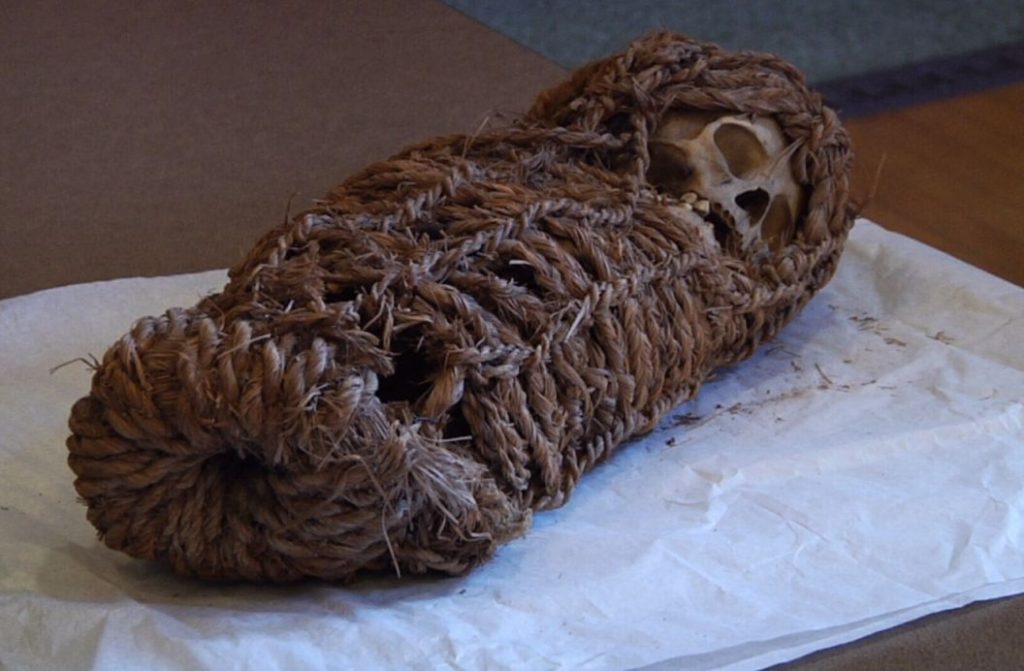 Kind-mummie uit Peru