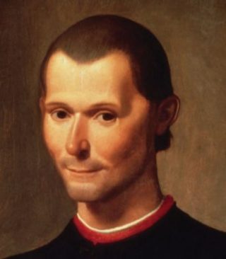 Portret van Niccolò Machiavelli door Santi di Tito