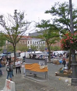 Vossenplein in Brussel (Google Street View)