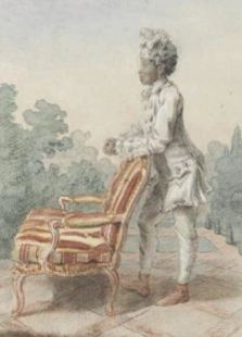 Louis Carrogis Carmontelle, Auguste, jonge ‘Moor’ van de hertogin, 1770.