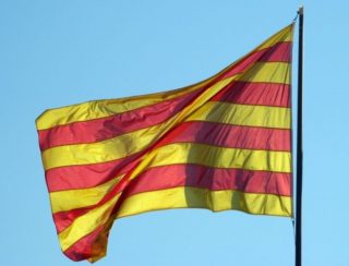 La senyera, de vlag van Catalonië - cc