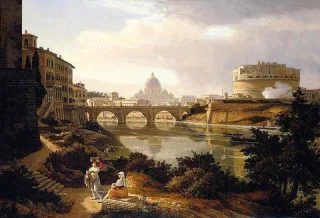 Rome, door Rudolf Wiegmann (1834)