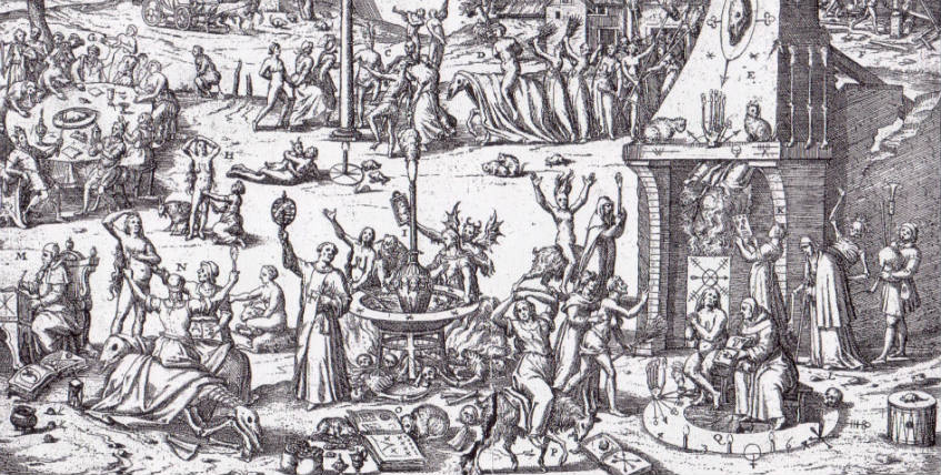 Heksendansplaats in Trier 1594