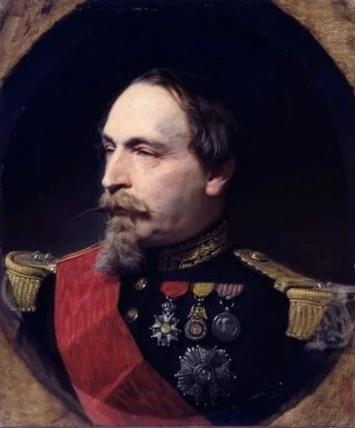 Portret van Napoleon III in 1868, door Adolphe Yvon