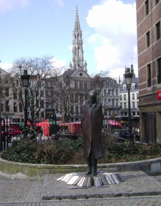 Standbeeld van Béla Bartok in Brussel, gemaakt door Imre Varga (cc)