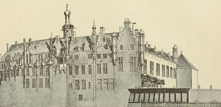 Zicht vanuit de Ruisbroekstraat (F.J. Derons, 1759) - wiki