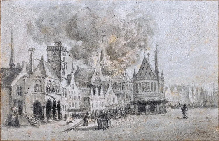 Brand in de Nieuwe Kerk, 1645