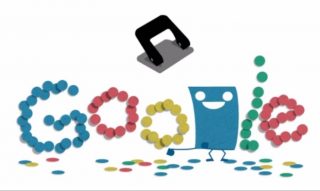 Perforator in de Doodle van Google