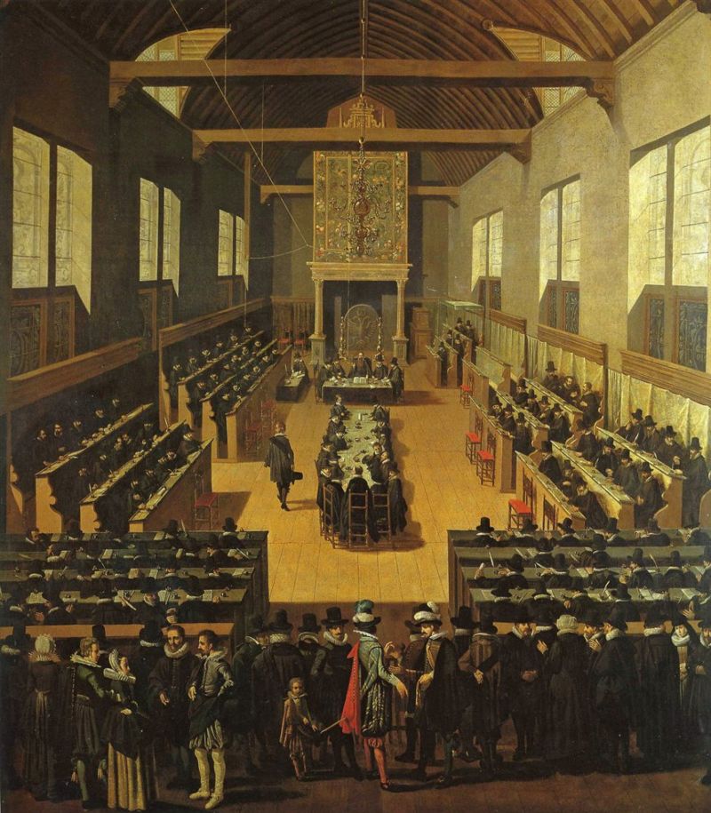 Synode van Dordrecht - Bekend schilderij van Pouwels Weyts de Jonge, 1621