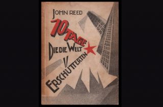 Cover van een Duitse uitgave van '10 dagen die de wereld deden wankelen' uit 1922