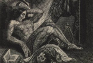 Afbeelding uit een uitgave van de Frankenstein-roman uit 1831