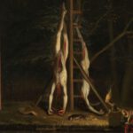 De verminkte lichamen van de gebroeders de Witt op het Groene Zoodje – Jan de Baen, ca. 1672-1702