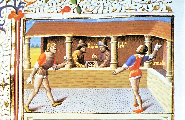 'Jeu de paume' in de Middeleeuwen