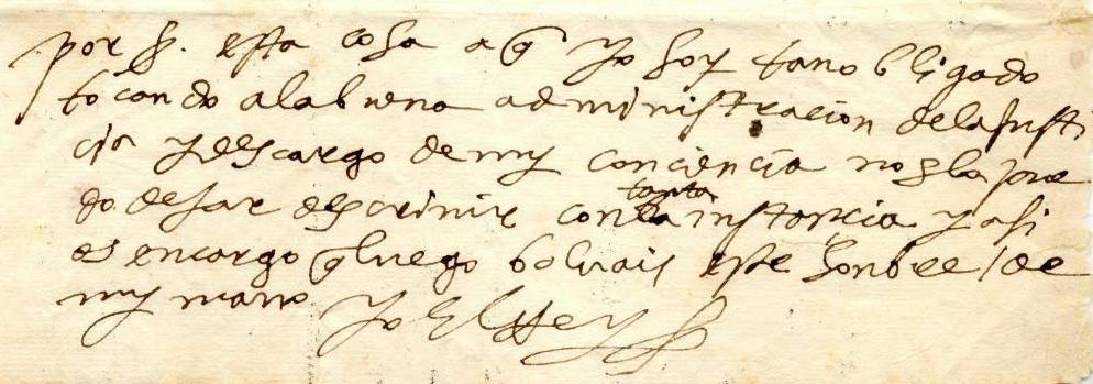 Brief met handtekening van Filips II uit 1557