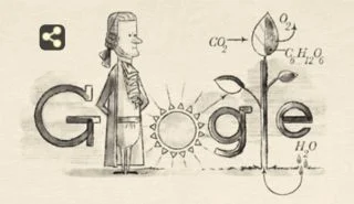 De doodle ter ere van Jan Ingenhousz