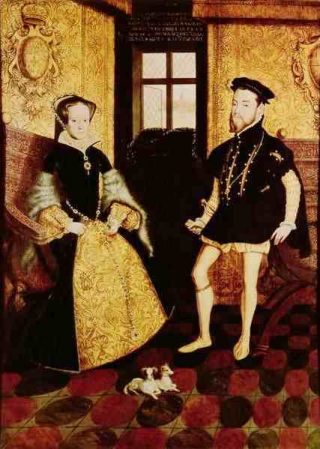 Maria en Filips II in 1554