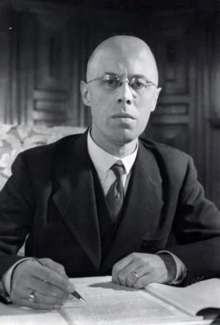 Minister-president Beel in 1947 (cc - Spaarnestad - Henk Blansjaar)