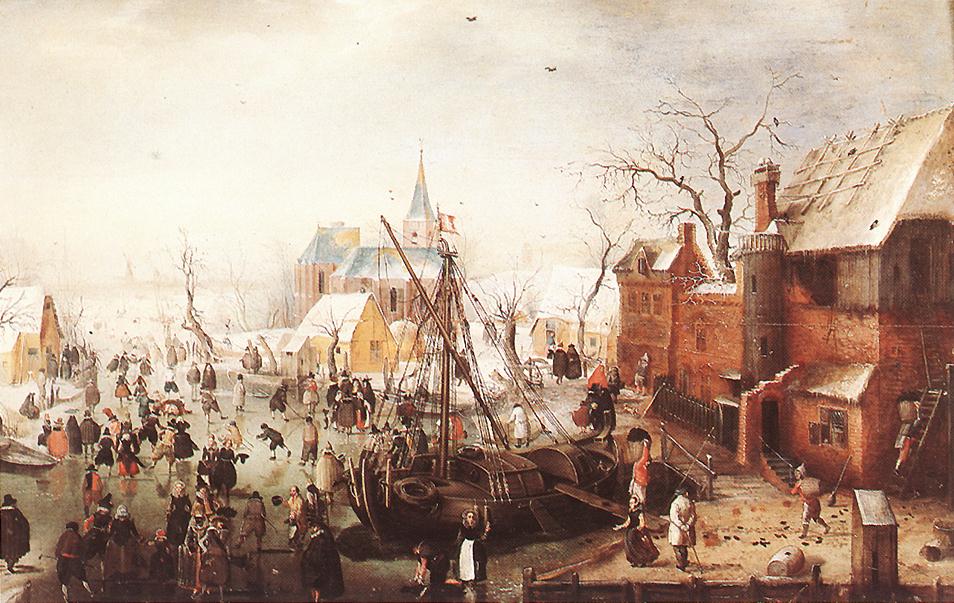 Winterlandschap bij IJsselmuiden. 1600-1634 (Musée d'Art et d'Histoire., Genève)