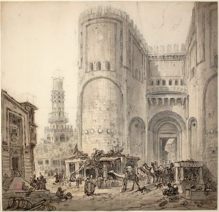 Caïro in de achttiende eeuw door Louis-François Cassas 