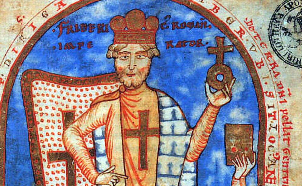 Keizer Frederik Barbarossa (1122-1190) als kruisvaarder