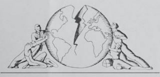 Het logo van de World Citizens Association, een van de vele organisaties die voor een wereldwijd federalisme pleitten. Bron: Angst en Vrijheid