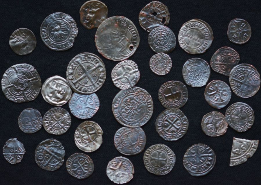 Aantal van de gevonden munten in de Sint Walburgiskerk (Gemeente Zutphen)