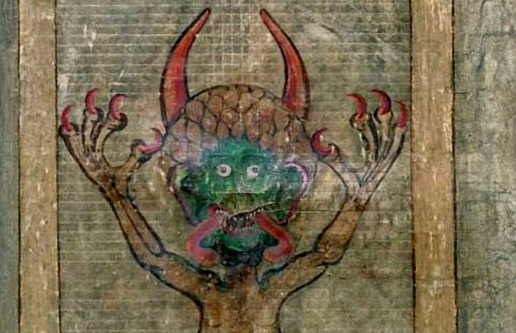 Afbeelding van de duivel in de Codex Gigas
