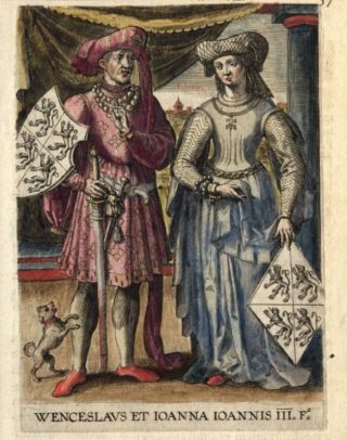 Johanna van Brabant en Wenceslas I