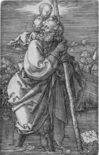 Sint-Christoffel volgens Albrecht Dürer - cc