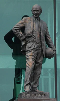 Standbeeld van Matt Busby op Old Trafford van Philip Jackson - cc