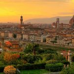Zicht op Florence, een van de geboortesteden van de Renaissance