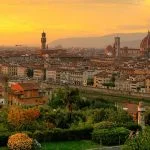 Zicht op Florence, een van de geboortesteden van de Renaissance