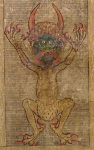 De afbeelding van de duivel in de Codex Gigas