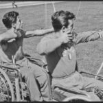 Italiaanse boogschutters tijdens de Paralympics van 1960