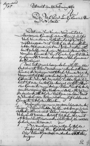 Brief van Nicolaas Beets uit 1861 (Collectie UB Leiden) - cc - wiki