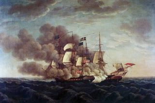 Continentaal Stelsel - Vernietiging van een Frans fregat