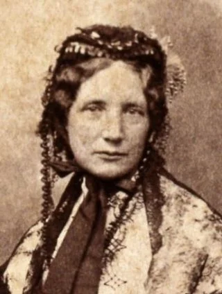 Harriet Beecher Stowe rond 1852