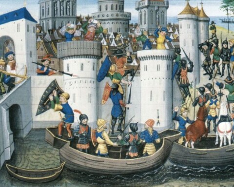 Kruistochten - Verovering van Constantinopel door kruisvaarders, 1204
