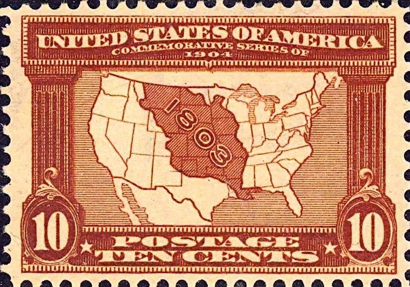 Postzegel ter herinnering aan de Louisiana Purchase (U.S. Post Office)