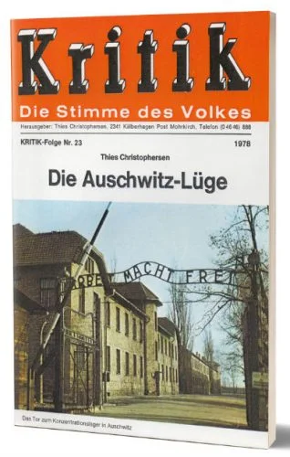 Thies Christophersen - De Auschwitz Leugen