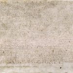 De Magna Carta of grote oorkonde uit 1215.