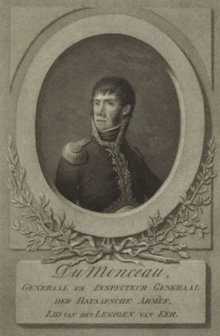 Jean-Baptiste Dumonceau, militair commandant van Den Haag, maarschalk van Holland en generaal in dienst van de Bataafse Republiek, het Bataafs Gemenebest, het Koninkrijk Holland en het Franse Keizerrijk van Napoleon Bonaparte. Rijksmuseum, Amsterdam.