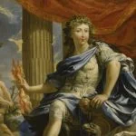 Droit divin - Lodewijk XIV, afgebeeld als de god Jupiter