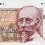 Hendrik Beyaert op een oud Belgisch bankbiljet
