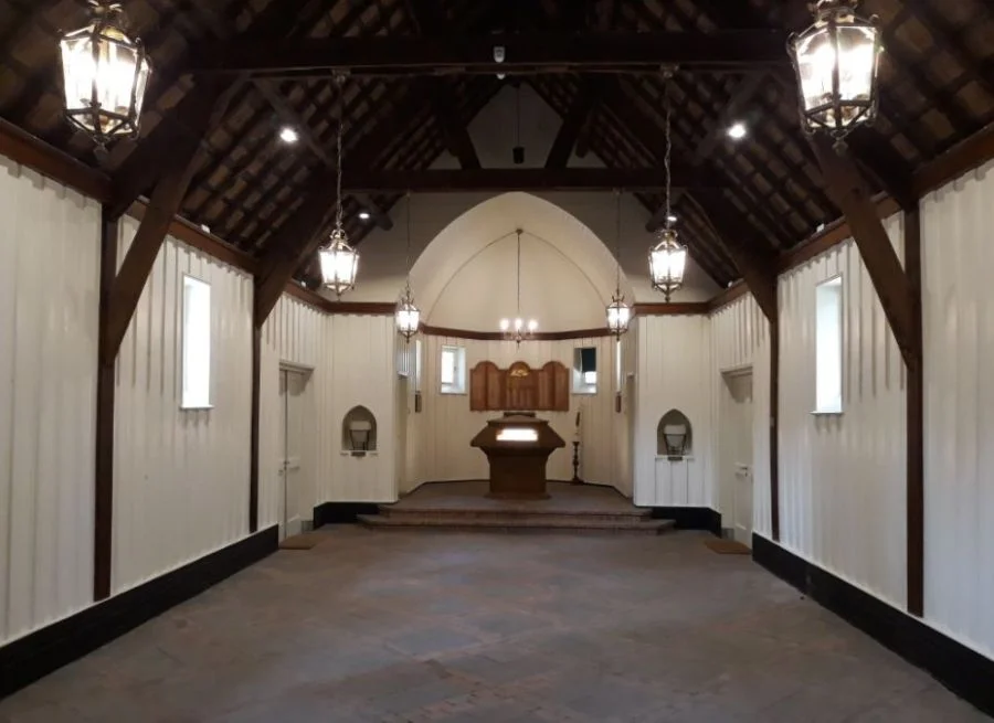 Interieur van de kapel (Historiek)