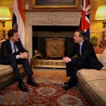 Mark Rutte als premier in gesprek met David Cameron, 2014 (cc - Rijksvoorlichtingsdienst)
