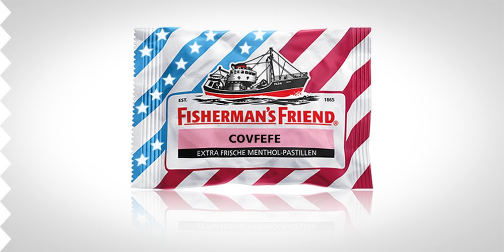 Fisherman's Friend - Covfefe-editie (Twitter)