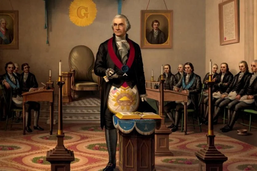 George Washington als vrijmetselaar (1870)